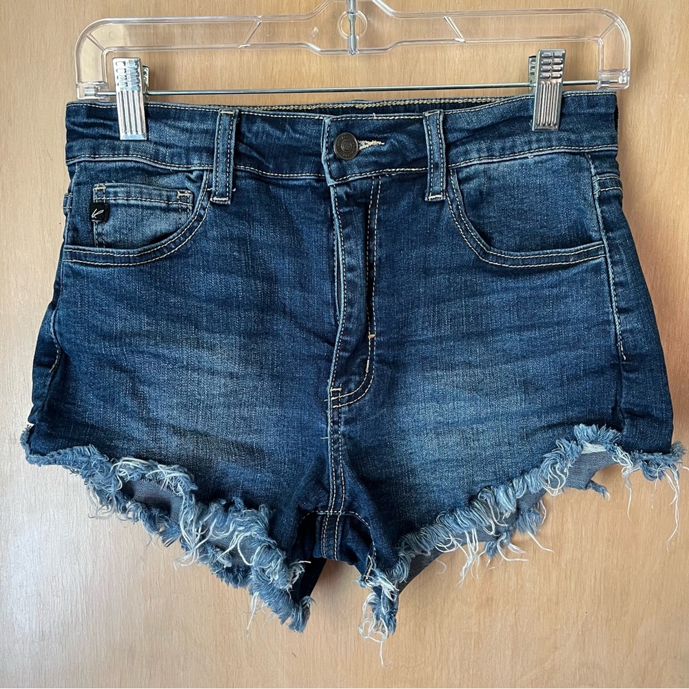 KanCan Denim Frayed Hem Women Shorts
